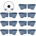Miniatyrbild 1 av 5: 8-pack Lockhållare, Väggmonterat Lockhållarset, Stekpannelock, Lockhållare, Väggmonterad Hållare för Kök (LGL)