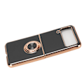Miniatyrbild 5 av 5: Smartphone skyddande fodral bil magnetisk telefonfodral med 360 graders rotation finger loop stativ för Z Flip 3