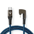 Miniatyrbillede 1 af 3: TS-Nedis Flettet USB-Kabel MFI USB-C til Lightning 1m