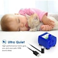 Miniatyrbilde 4 av 4: TS-USB Senkbar Vannpumpe for Fontene, 2,4 Liters Vannfontenepumpe for Kjæledyr, Erstatningspumpe for Katter og Hunder a