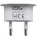 Miniatyrbilde 2 av 3: 2-Pakning - Lader for Samsung 25W Adapter+Kabel USB-C Hurtiglader hvit 200