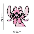 Miniatyrbillede 2 af 5: 16 stk Lilo & Stitch brodererede sy-på-lapper til tøj, jakker