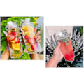 Miniatyrbild 2 av 5: 3-pack Mjölkkartong Flaska Transparent Fyrkantig Mjölk Plast Läckagesäker Mugg-yycl