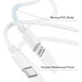 Miniatyrbillede 4 af 5: USB-C til Lightning-kabel 2m, 2-pak iPhone-ladekabel 2m kompatibel med Apples USB-C-oplader