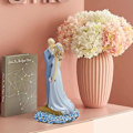 Miniatyrbilde 5 av 5: Bryllupskake Topper Bryllupsdekorasjoner Brud og Brudgom Figur Morsom Bryllupspar Statue (d-4)