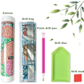 Miniatyrbilde 4 av 5: (30 × 40 cm, Blomst I) DIY Diamantmaleri, Blomster 5d Diamant P