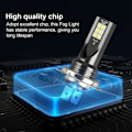 Pikkukuva 4 / 5: 2kpl LED-ajovalot, 1500LM 6000K Valkoinen 12V LED H1 H3 H4 H8/H11 H7 Auton ajovalot Virheenkestävä Canbus-muunnossetti Ei virheitä H8 H11