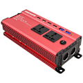 Pikkukuva 2 / 4: TS-1200W älykäs LCD-kaksoisnäyttö digitaalinen 4USB-liitäntä auto koti sähkökatkos ulkona energiantuotanto invertteri virtalähde NP