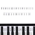 Miniatyrbilde 4 av 5: Avtakbare Etiketter for Piano / Keyboard - 61 tangenter