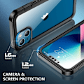 Miniatyrbild 4 av 5: C4U® Shockproof Defence - iPhone 13 - Stötdämpande Skal 3i1 Svart iPhone 13