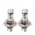 Miniatyrbillede 2 af 5: 2 STK LED-pære hvid bil Motorcykel forlygte High Power 8000K F - Perfekt Hvid H4