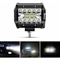 Pikkukuva 1 / 4: TS-4\" 60W LED-työvaloprojektori LED-valopalkki Ajovalo 10800LM, Vedenpitävä IP67, Sumuvalot Maastoautolle Traktorille Kuorma-autolle SUV ATV