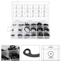Miniatyrbillede 2 af 5: 300 stk. E-clip Snap Ring Sortiment Sort Circlip Kit Ekstern Låsering Sortiment 2mm Til 32mm