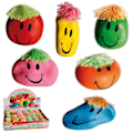 Miniatyrbild 1 av 3: 3-pack Stressboll Smiley Stress Relax Rolig Min Klämboll Fidget Leksak Multicolor multifärg