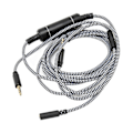 Miniatyrbillede 3 af 5: Chat Link Pro-kabel - Støjreducerende, tabsfri chatadapterkabel med metalisolator til Xbox One, PS4, Switch, 2,6 meter