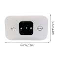 Miniatyrbilde 2 av 5: 4G mobil hotspot, høyhastighets trådløs internett router bærbar lomme WiFi, liten nettverks hotspot for bil utendørs - perfekt