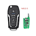 Miniatyrbillede 3 af 5: TS-Keydiy B12-3 Fjernbetjening Bilnøgle Universal 3 Knapper Til Style For Kd900/-x2 Mini/ Urg200 Program