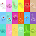 Miniatyrbilde 3 av 5: 18 stk. Pakket Sett Party Favor Leire Bursdagsgaver Tidlige pedagogiske DIY-leker 18 * 50ml Boks
