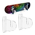 Miniatyrbillede 3 af 5: TS-Skateboard Display Rack Holder Snowboard Vægstativ Hænger Skateboard Vægbeslag Transparent