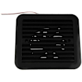 Miniatyrbillede 1 af 5: 12V Envejs Støjsvag Køleventilator Sideudblæsningsventilator til Bil Autocamper Campingvogn Husbil Ventilator (Sort) - 8-Perfet