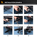 Miniatyrbillede 4 af 5: Gear Shifter-montering (højre hånd) til Playseat Challenge Chair sort