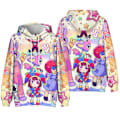 Miniatyrbild 1 av 3: Barn The Amazing Digital Circus Pojkar Hoodies Långärmade Toppar D