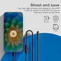 Miniatyrbilde 4 av 5: Endoskop for iPhone, ILIHOME inspeksjonskamera med 5,5 mm linse, 3,5 meter halvstiv kabel boroskop IP68 vanntett