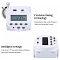 Pikkukuva 3 / 4: DC12V elektroninen ajastin 16A 16 ohjelmaa Ohjelmoitava LCD-näyttö