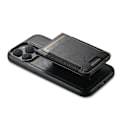 Miniatyrbild 5 av 5: TS Konstläderskal med MagSafe Korthållare för iPhone 15 Plus - Svart