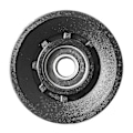 Miniatyrbillede 2 af 5: 4 stk Universal 90 mm Diameter Slidstærke Lejer Rullehjul Kabel Gym Del
