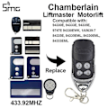 Miniatyrbild 1 av 3: Chamberlain Liftmaster Garagedörrfjärrkontroll Motorlyft 1a5639-7 D-66793 94335e 4335e 4330e 4333e 4332e Ersättning 433 Mhz (94335e etc)