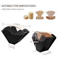 Miniatyrbillede 2 af 5: Kaffefilterholder til Organizer og Kaffestationstilbehør (Sort)