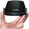 Miniatyrbilde 1 av 4: Canon RF24-105mm F4 L IS Objektiv med motlyshette for EOS R5 R6 RP - Svart, 77mm Bakre kronblad (EW-83N)
