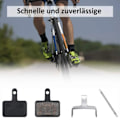 Pikkukuva 1 / 4: Par B01S jarrulevyt polkupyörän taka- ja etuosaan - jarrulevyt polkupyörän MTB jarrulevyt / levyjarru polkupyörän jarrulevyt musta