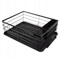 Miniatyrbillede 2 af 5: Opvaskestativ Sort Metal - 44 x 31 x 14,5 cm Sort