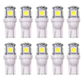 Miniatyrbillede 1 af 5: T10 w5w LED med 5 stk 5050SMD Gul chip 12v DC 10-pak - Perfekt