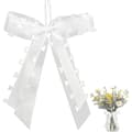 30 st Heilwiy bröllopsrosetter, vit rosettdekoration, bröllopsdekoration, bröllop