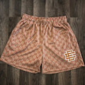 Miniatyrbilde 4 av 4: Herre Sommer Eric Eman Ee Basic Mesh Shorts Klassiske Blomstrete Trykte Gymshorts Strandshorts W12 XXL