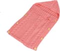 JillyBee - Sovsäck - Baby - Barnvagn - Filt - Knappar - Rosa