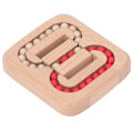 Miniatyrbillede 1 af 4: Planar Kugle Trælegetøj Voksne Børn Videnskab Uddannelse Lås Op Lås Op Planar Kugle Labyrint Spil 0.2