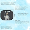 Miniatyrbild 4 av 5: 2-pack Universella Bilsolskydd med UV-skydd, Solskydd för {HH}