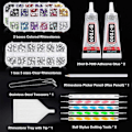 Miniatyrbilde 2 av 5: 4000 Rhinestones 2st 25ml Lim for Rhinestones, 1 Vaxpenn for Kunst