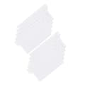 Plastbottenplatta 127mm Set med 10 Portabla Vertikala Persienner Bottenvikter Lameller