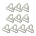 10pcs Adjustable Triangle with Bar Swivel Clip D Dee Ring Buckle Cast 15mm