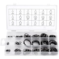 Miniatyrbild 1 av 5: 300 st E-clip Låsring Sortiment Svart Circlip Kit Extern Fästring Sortiment 2mm Till 32mm