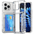 Miniatyrbillede 3 af 3: TS-Bagcover med kortlomme og stativ til iPhone 13 Pro Max