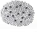 8000 Heta Fixeringar Rhinestones, Sølv Hematit, SS6, 1,9-2,1 mm til tøj og håndværk Silver Hematite SS6