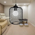 Miniatyrbillede 3 af 4: Udhulet Lampe Netdæksel Net Lysdæksel Udhulet Lampeskærm Metal Lysskærm Pendel