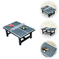 Miniatyrbild 4 av 4: 1 Set Miniatyr Bordtennisbord Dekorationstillbehör Leksak