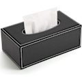 Miniatyrbillede 1 af 5: Rektangulær servietdispenser i PU-læder